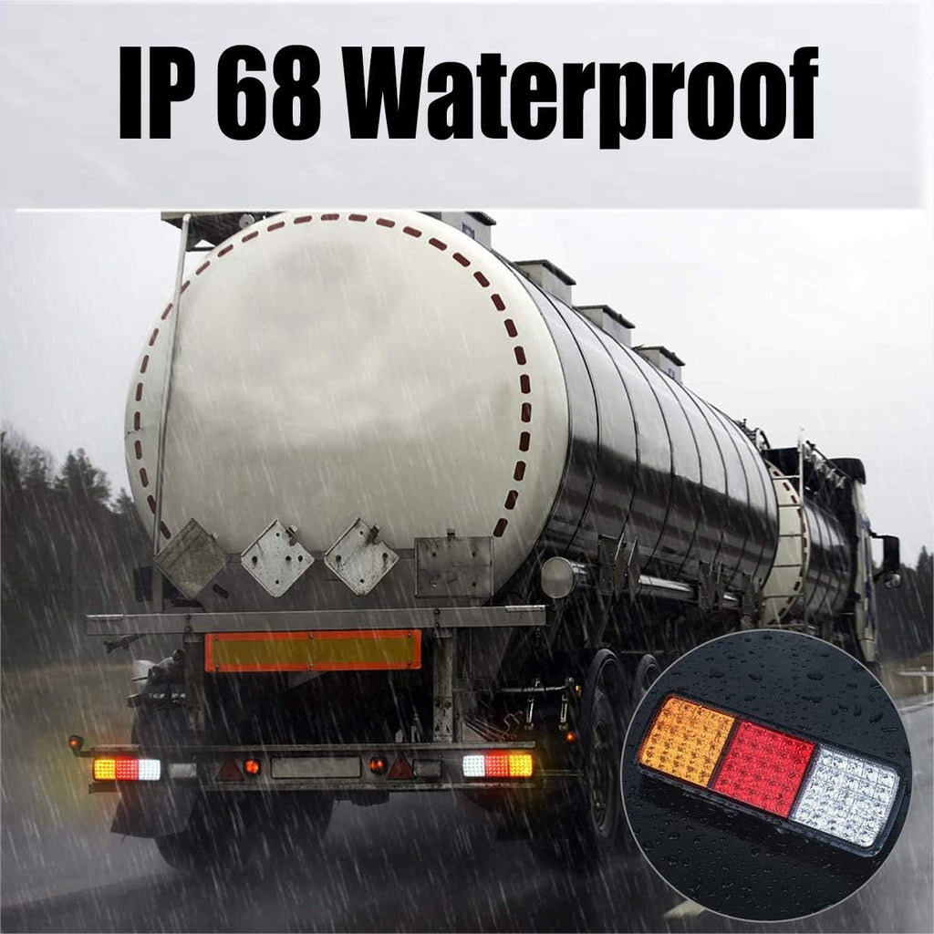 2Pcs 75 LED Truck Tail Light Bar Waterproof 12V IP68 P95631