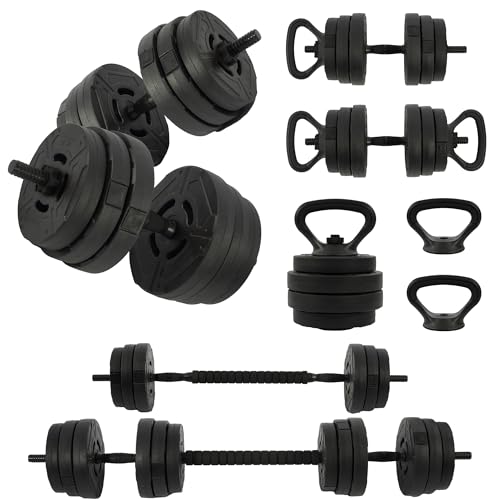 Adjustable Dumbbell and Barbell Kettlebell Set M899
