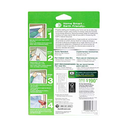 Indoor 5-Window Shrink Film Insulator Kit W7536