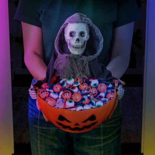 Halloween Candy Bowl Animated Candy Dish with Sound and Movement H94714