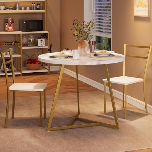 Rustic Brown 3 Piece Dining Table Set B2611