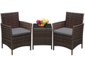 PE Rattan Set of 3 Patio Conversation Set L434200