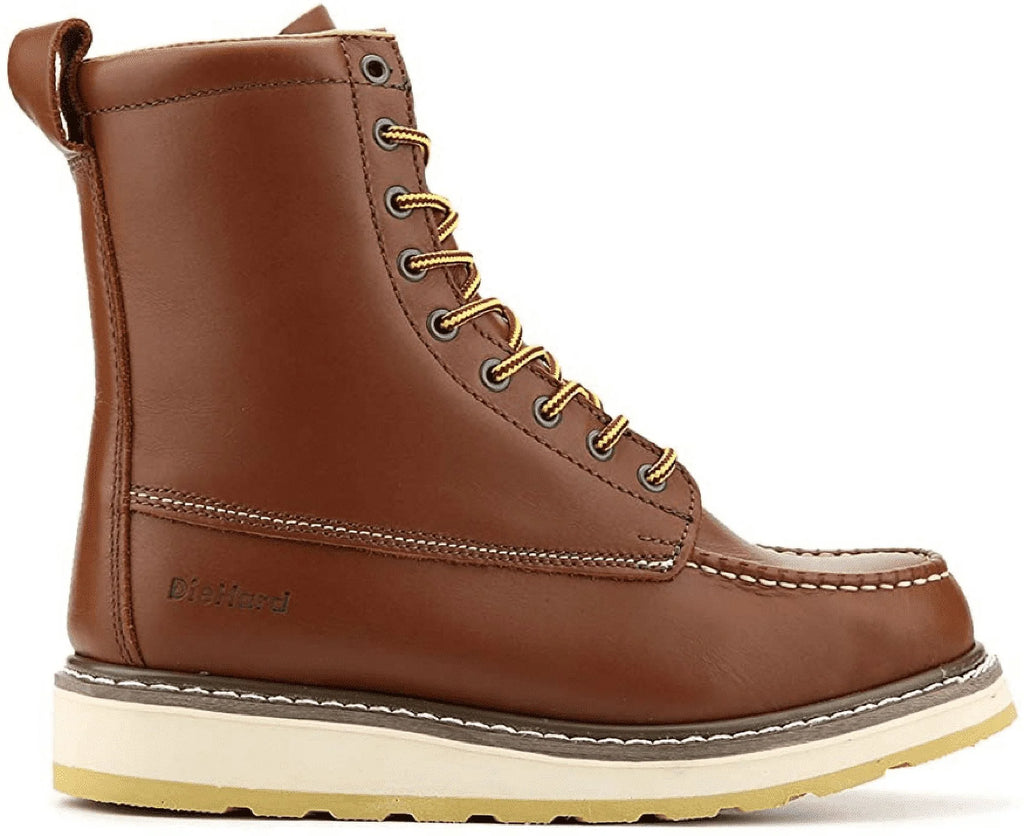 8" Leather Waterproof Soft Toe Work Boots W125