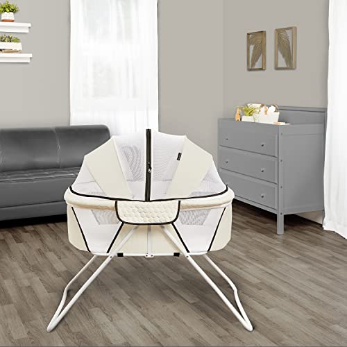 2-in-1 Convertible Bassinet, Black H159