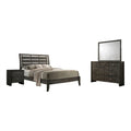 4-piece Wood Eastern King Sleigh Bedroom Set B274924