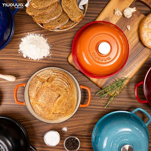 Enamelled Cast Iron Dutch Oven Pot, Dark Blue, 6 Quarts Q559344
