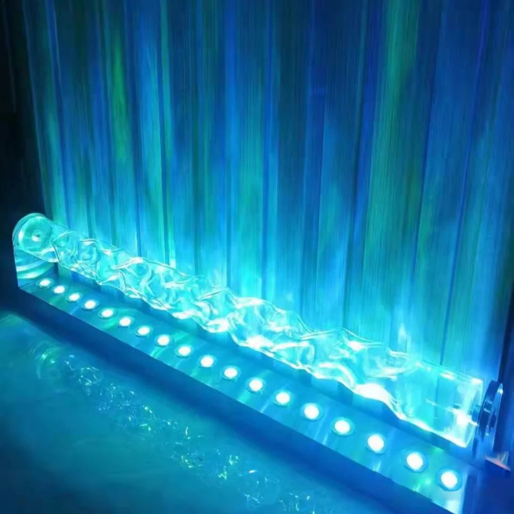 RGBW Ocean Wave Wall Wash Bar Light Projector Lamp E4011