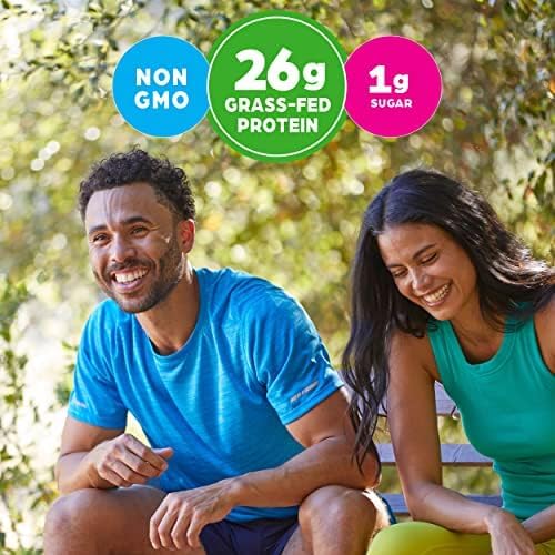 Organic Grass Fed Dairy Creamy Chocolate Whey Protein Shake, 14 Fl Oz (Pack of 12) X96891