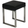 Black Vinyl Stool G182