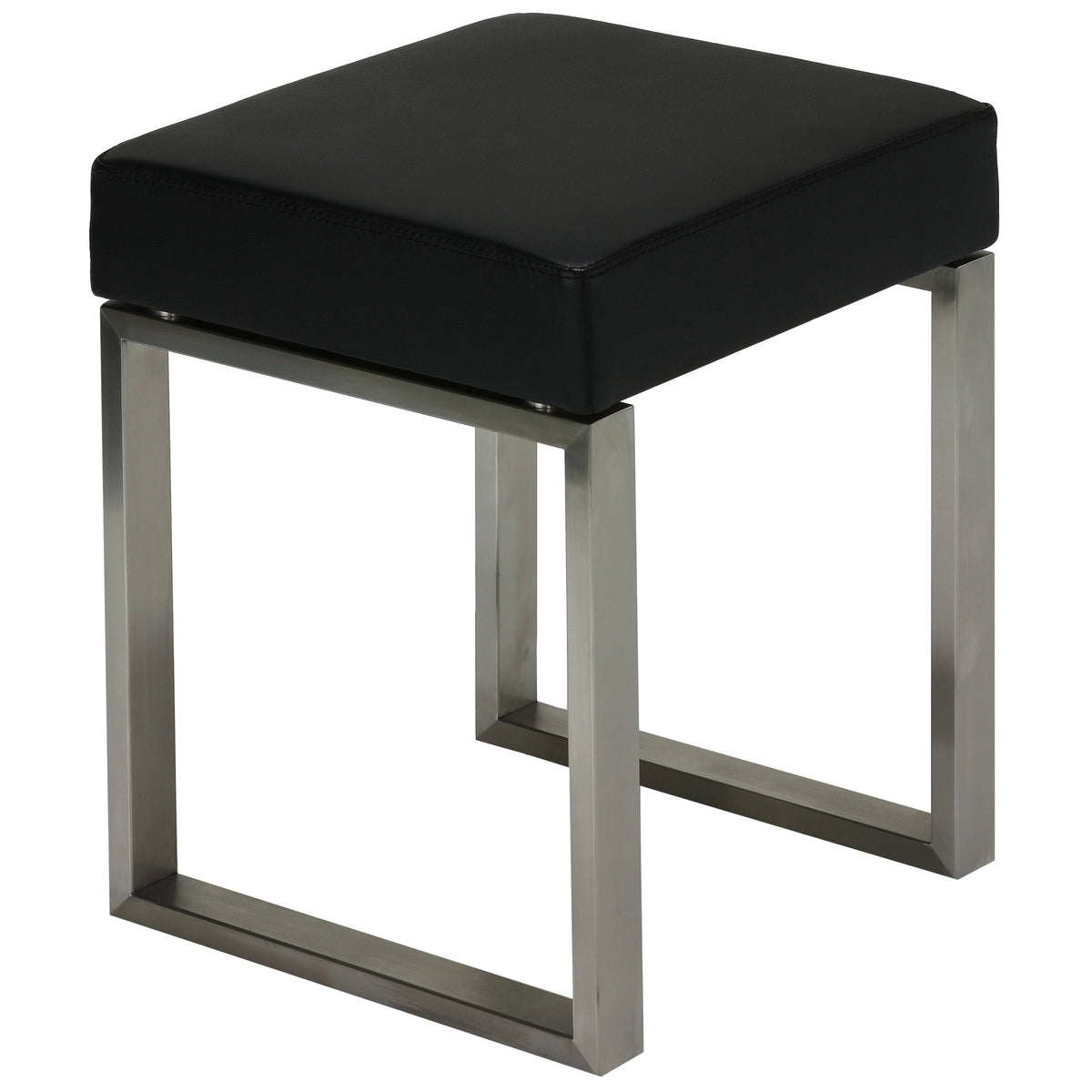 Black Vinyl Stool G182