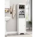 Tall Slender Freestanding Cabinet with Three Shelves Q536447