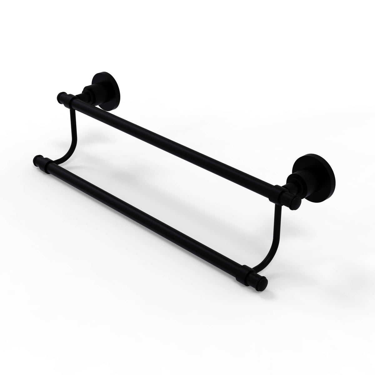 Matte Black 24 inch Double Towel Bar A227437