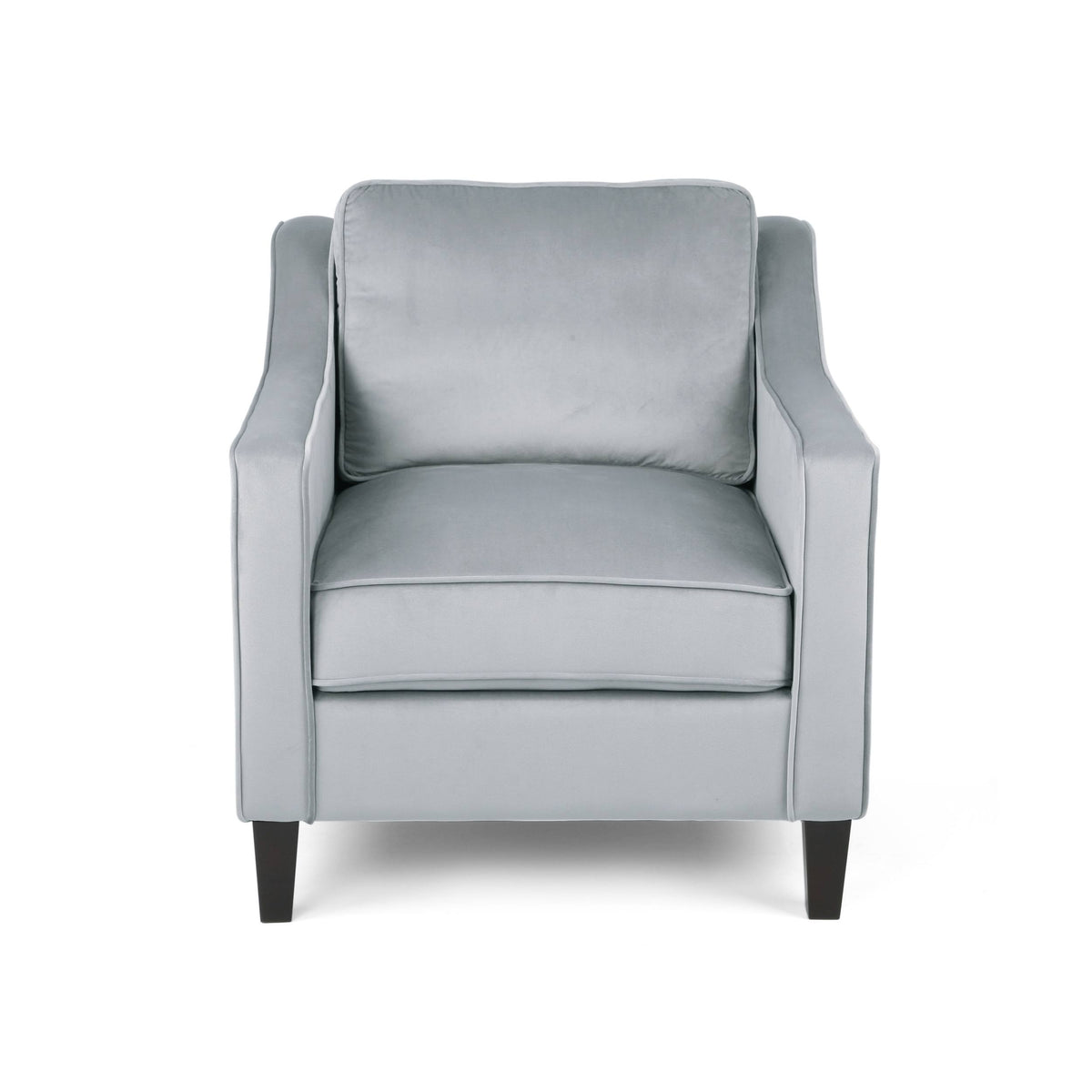 Gray Velvet Club Chair H846