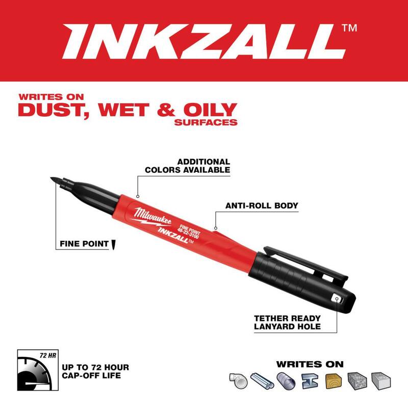 Red Fine Point Permanent Marker R5206