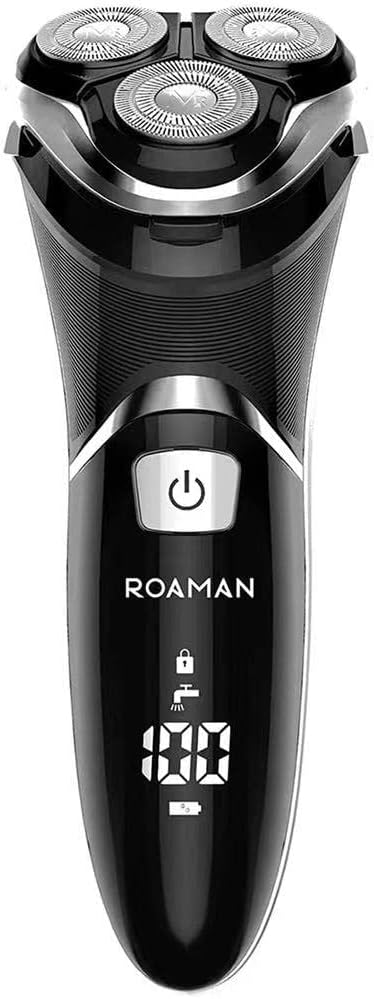Men Electric Razor, Rechargeable Corded and Cordless Electric Shaver with Pop-up Trimmer, Wet Dry IPX7 Waterproof, Pack of 2 K52765