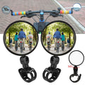 2Pcs Mini Bicycle Rotaty Handlebar Glass Cycling Rear View Mirror V24675
