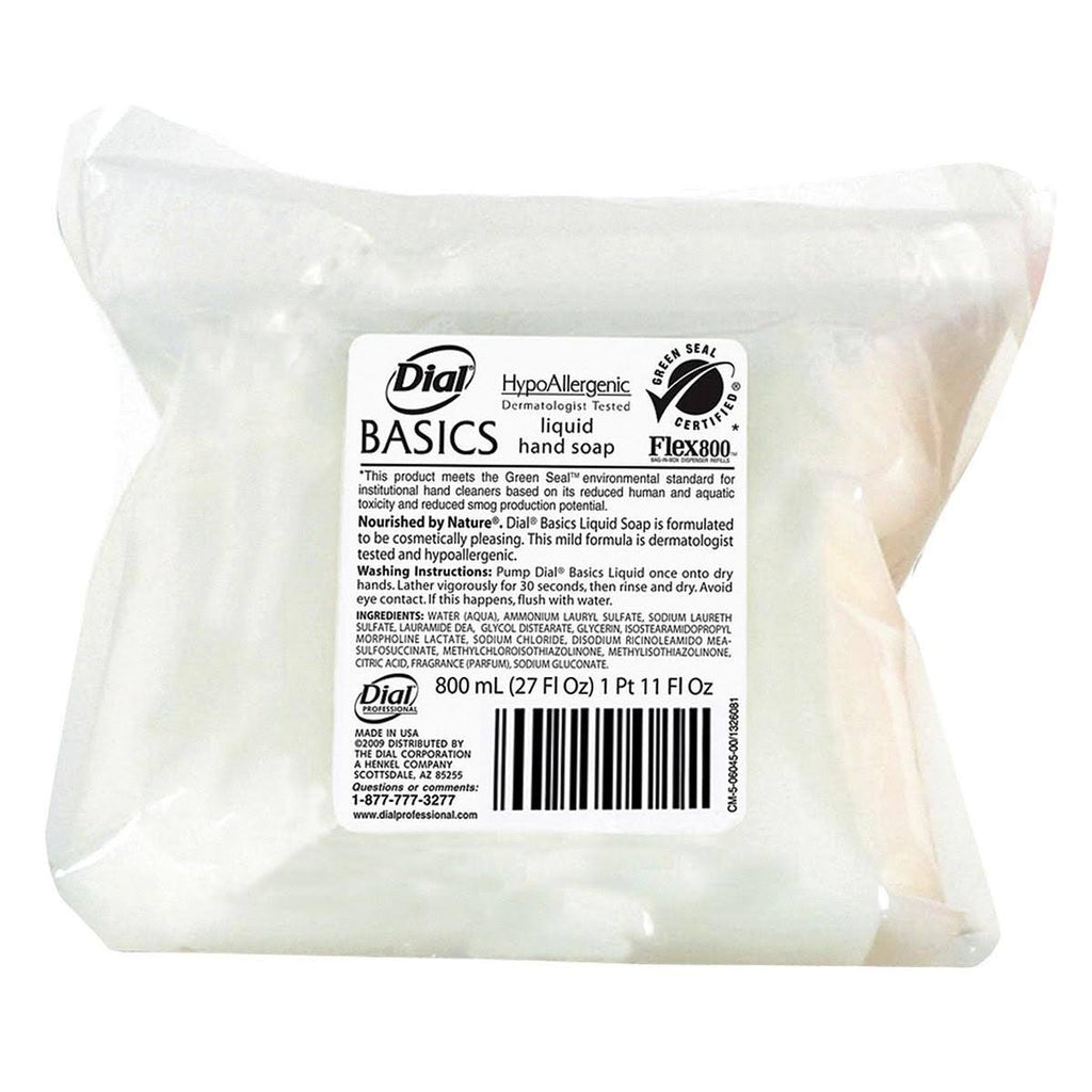 Hypoallergenic Liquid Soap, Rosemary & Mint, 800ml, 12/Carton C5005