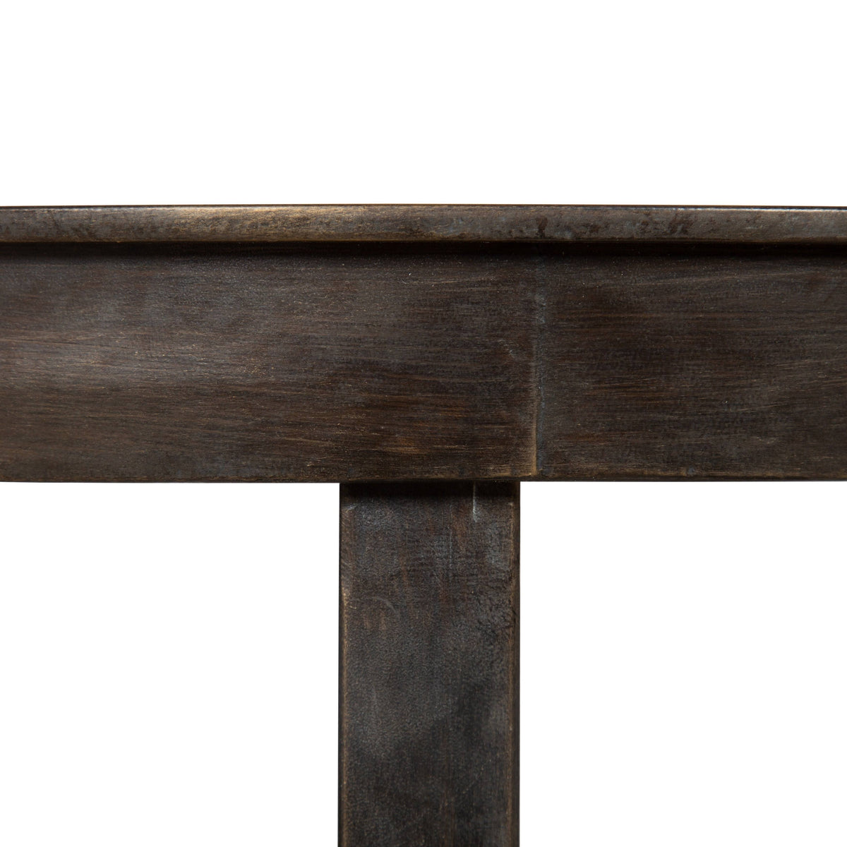 Bronze and Black Round Metal End Table F210463