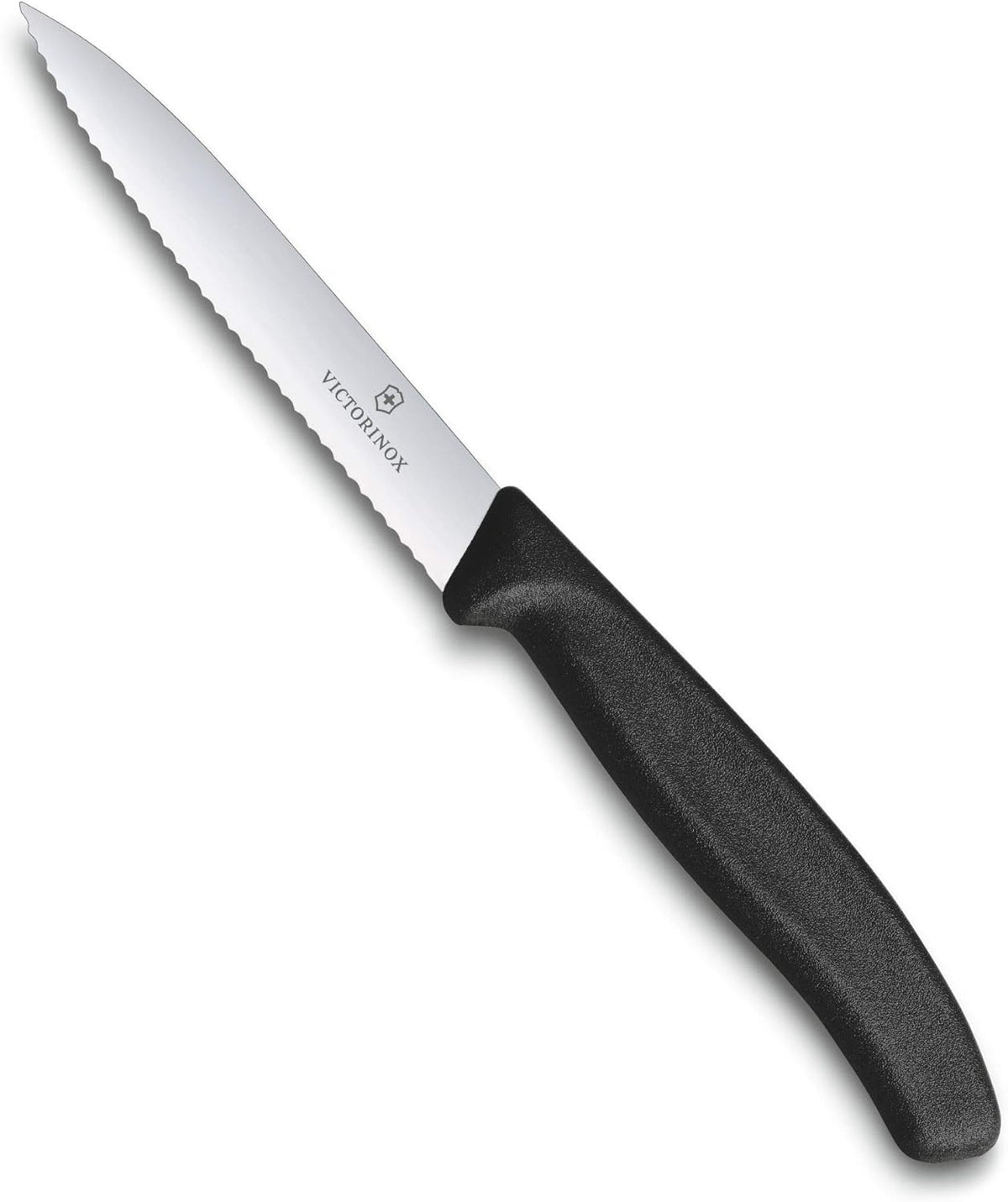 Black Serrated Paring Knife S762