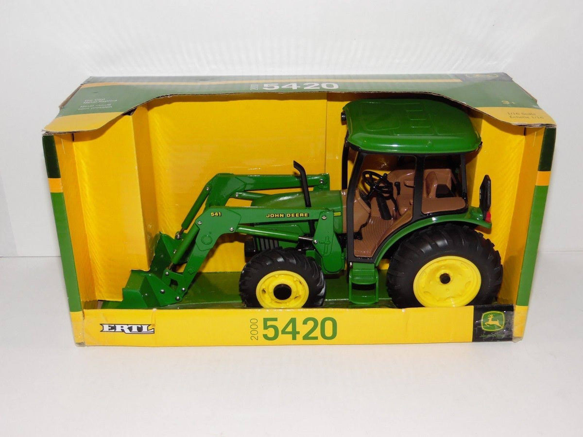 Green Tractor with Cab Loader E612098
