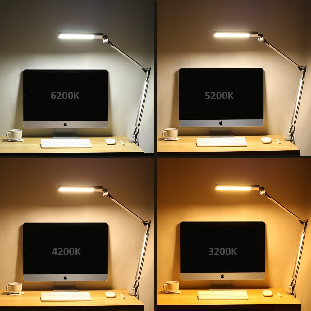 Metal Architect LED Desk Lamp with Clamp S275