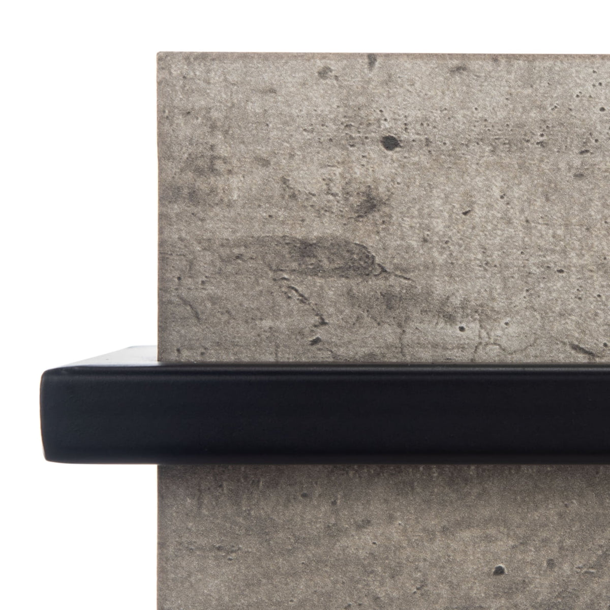 Light Grey Black Square Accent Table E417