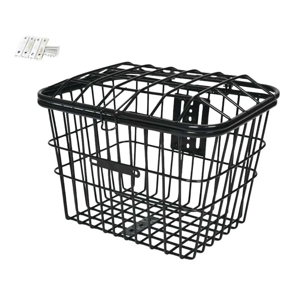 Metal Wire Storage Basket with Cover Y3848