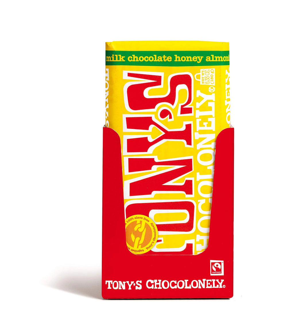 Milk Chocolate Bar with Honey Almond Nougat, 6.35 Ounce, 15 Pack I719