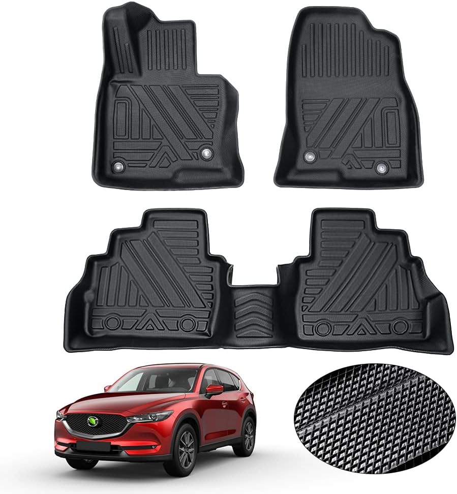 Custom Fit All-Weather Car Floor Mats Full Set TPE R41272