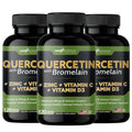 Quercetin 500mg with Vitamin C Zinc Bromelain and Vitamin D3 360 Veggie Caps Q74579