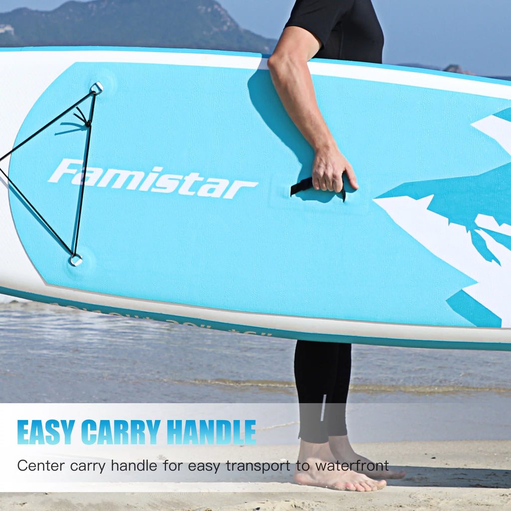 Inflatable Stand Up Paddle Board with Paddle Pump and Backpack O244334