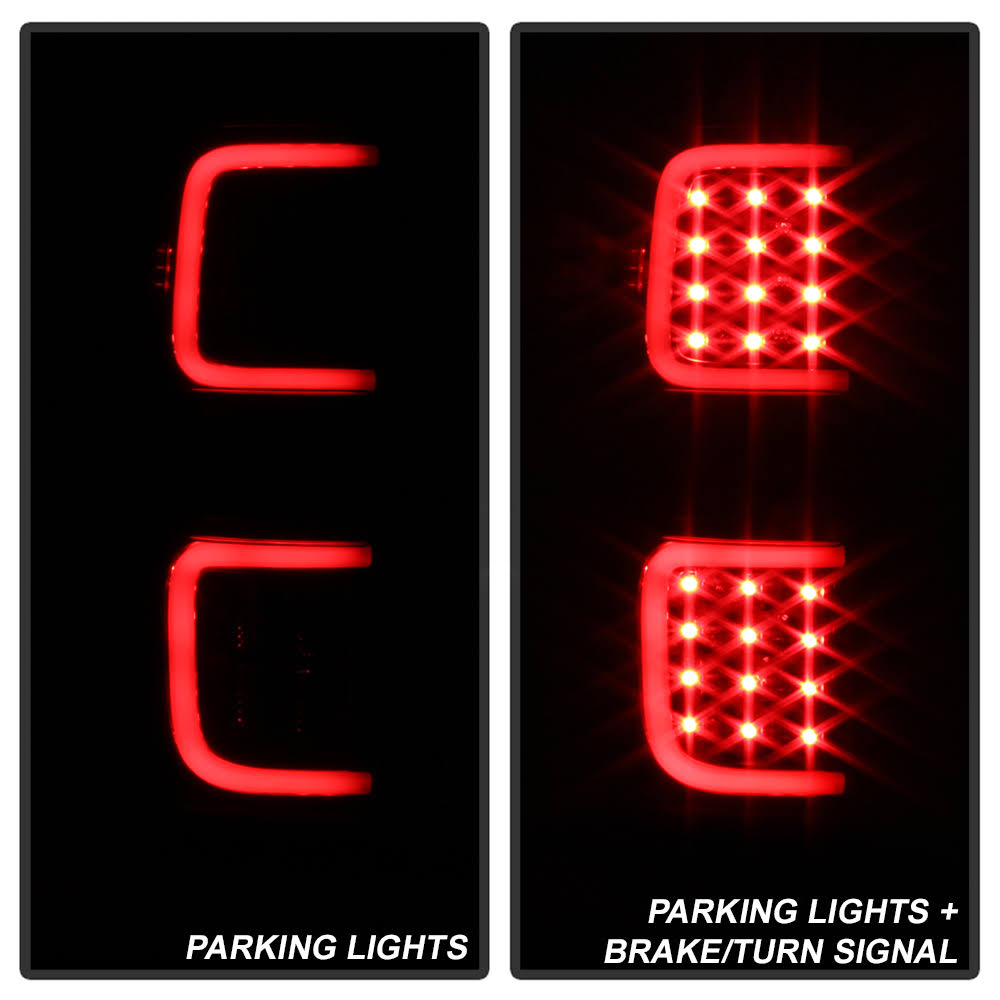 Black Xtune LED Tail Lights N420666