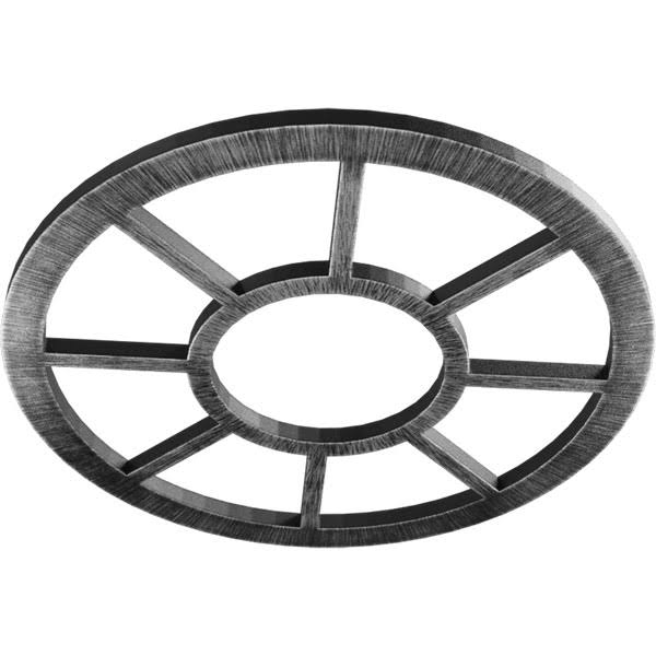 24x22OD x 8 3/4x22ID PVC Pierced Ceiling Medallion D16695