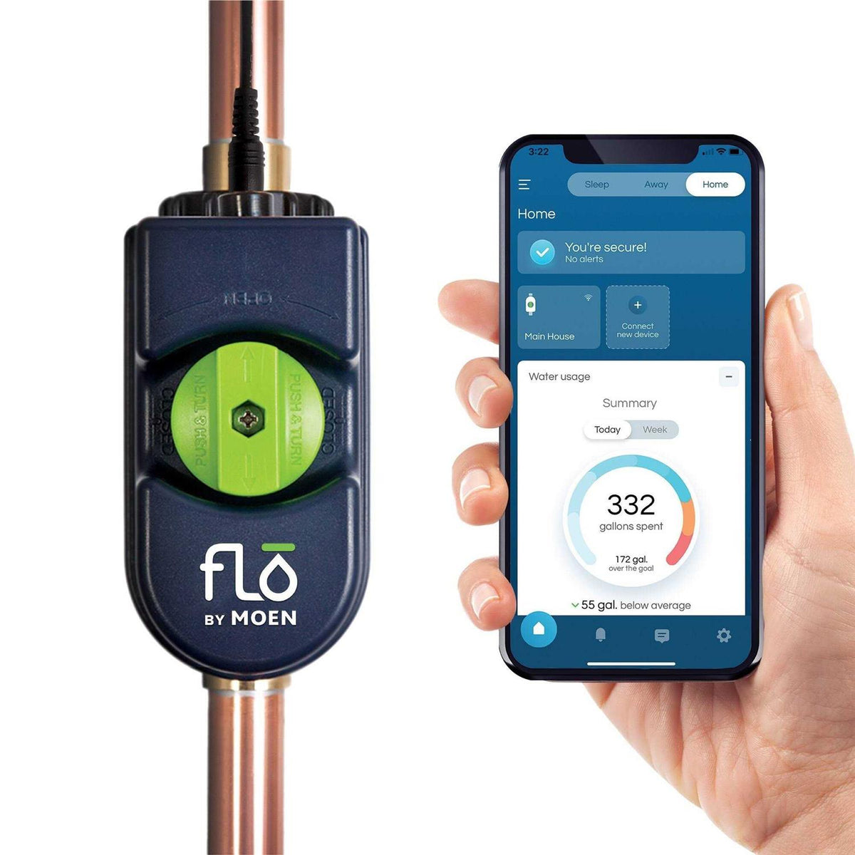 Smart Water Monitor and Shutoff F519