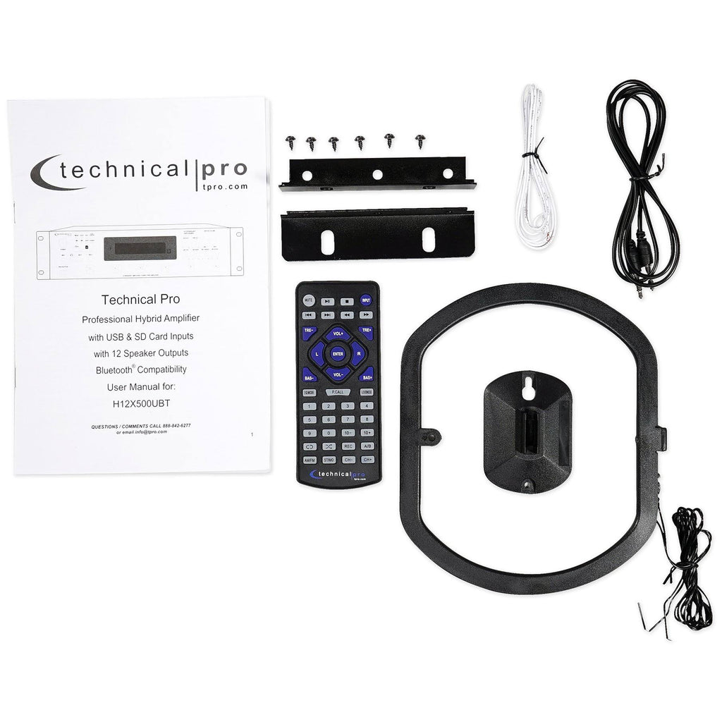 Digital Hybrid Amplifier Preamp & Tuner with 12 Speaker T1824
