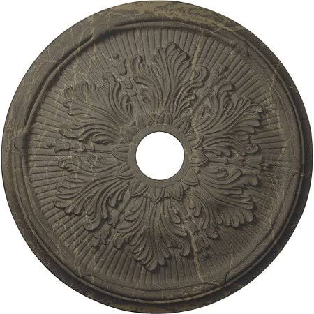 23 3/4x22OD x 3 5/8x22ID x 1 7/8x22P Hand-Painted Ceiling Medallion I790