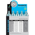 25 Gram Threaded CO2 Cartridge C4869