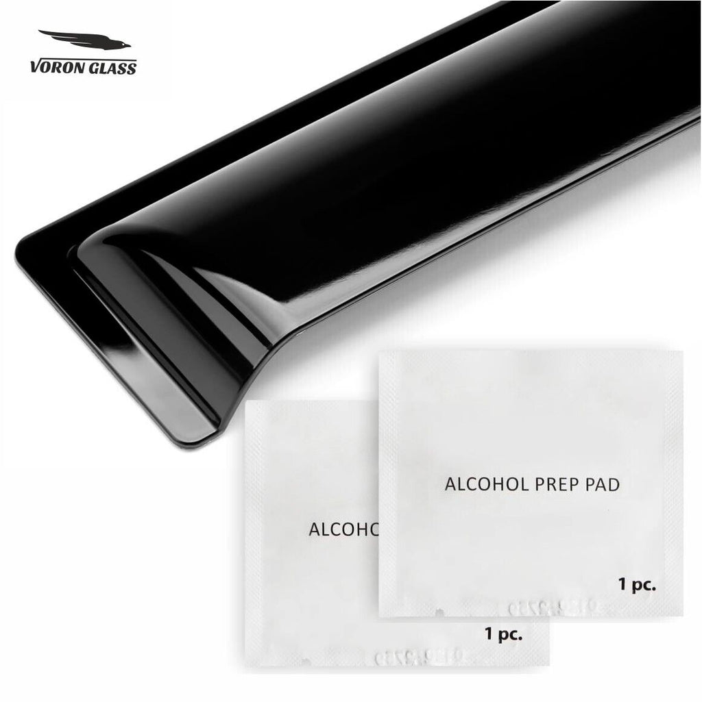 Glass Tape-on Rain Guards for Toyota Corolla Sedan, 4 Pieces L74730