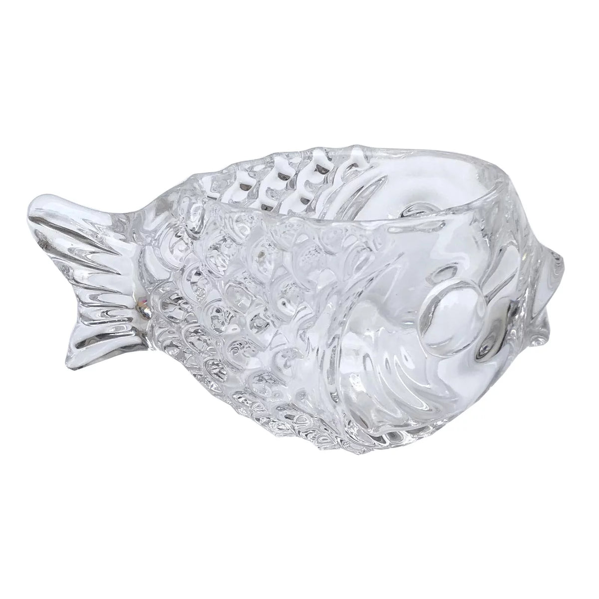 Clear Fish Shaped Cocktail Glassware M11949