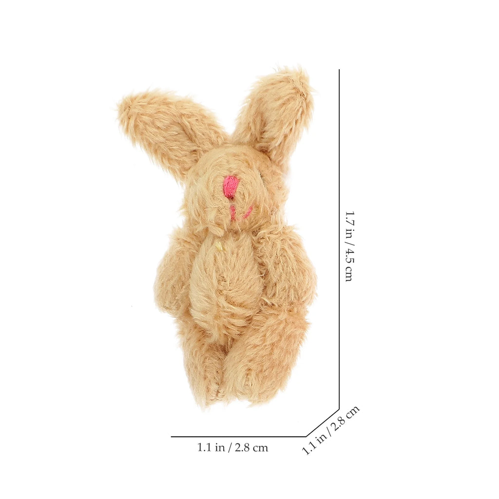 5pcs Miniature Plush Doll Figurines M401942