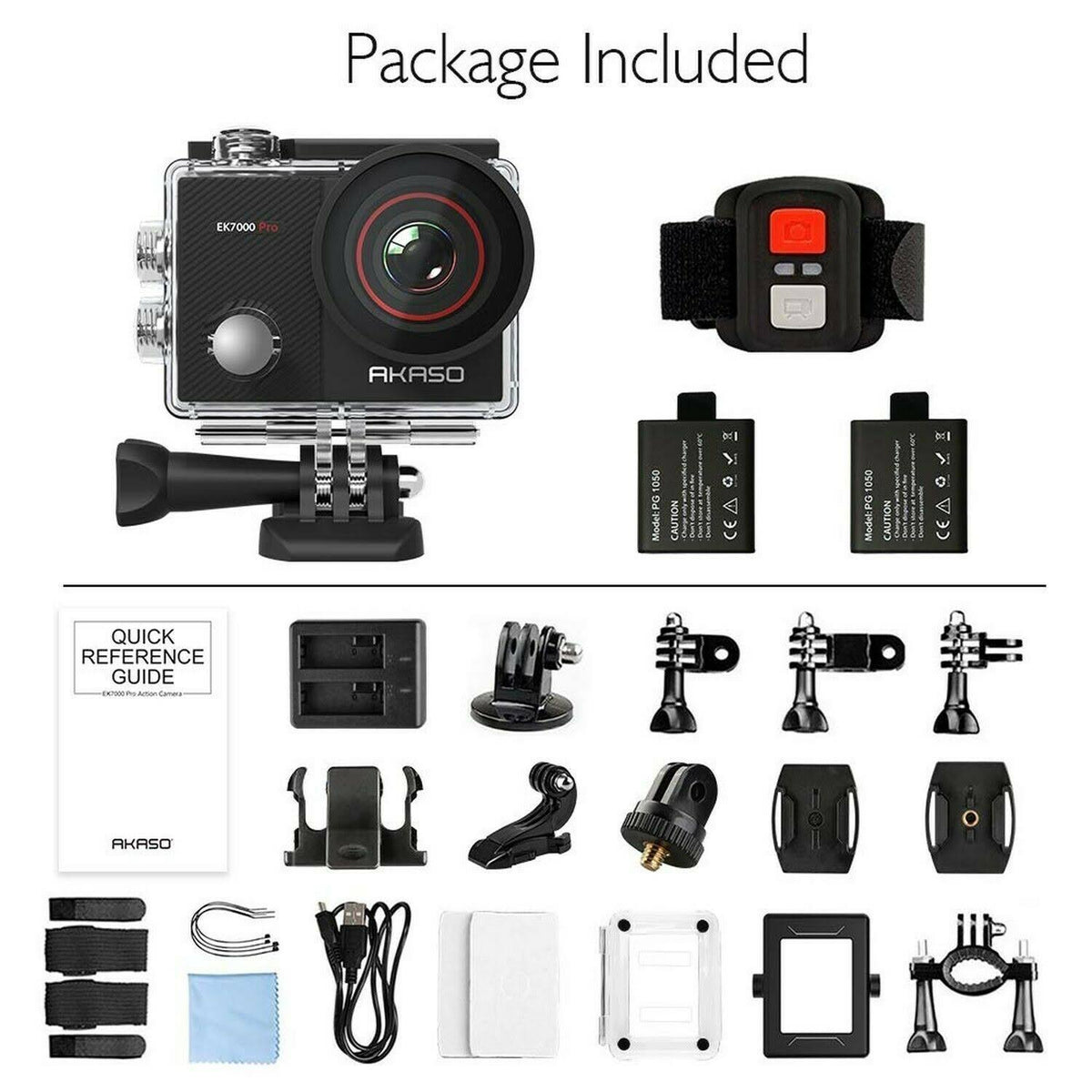 4K Waterproof Action Camera with Touch Screen Y37603