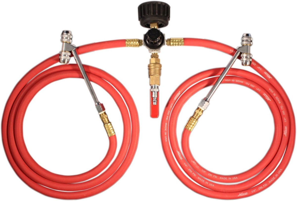 Dual Truck Tire Inflator Gauge with Regulator, 10-160 PSI E291538