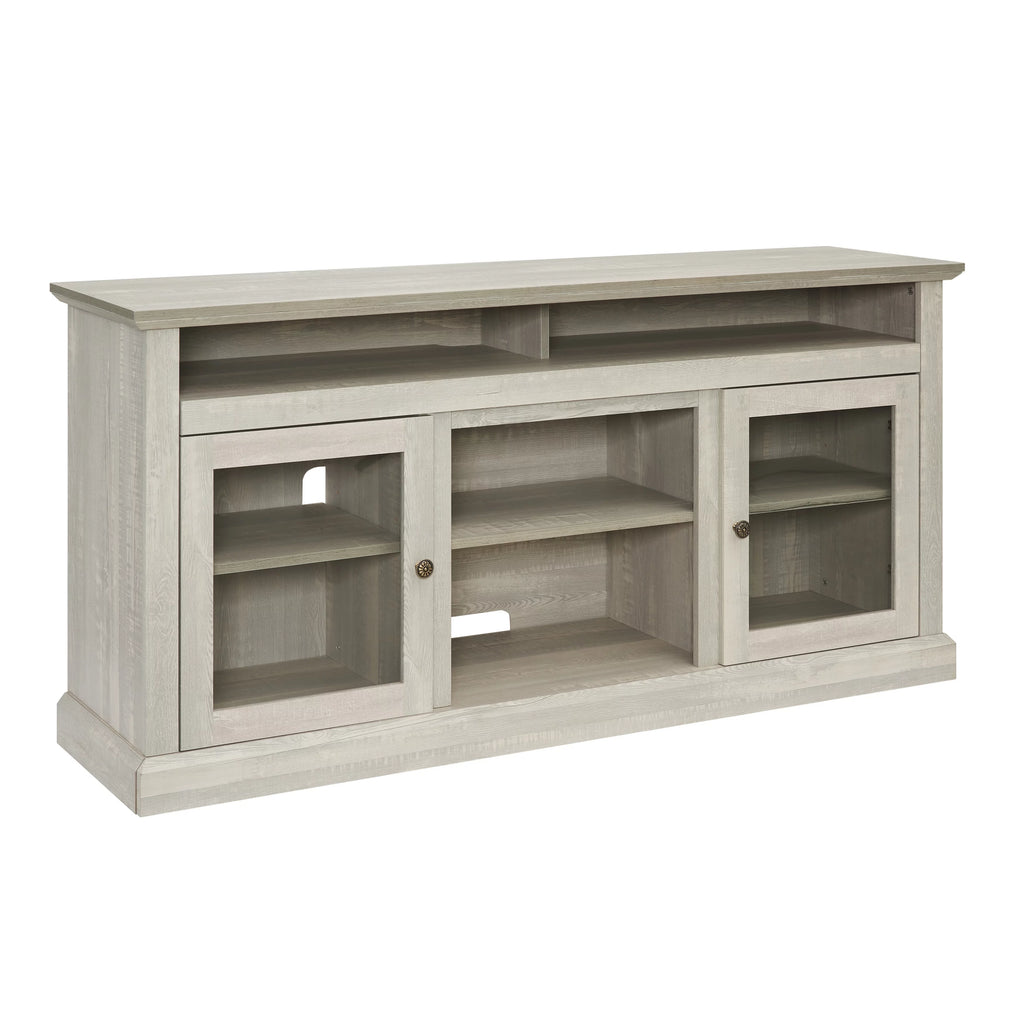 Espresso TV Stand with Storage and Cabinet D3781