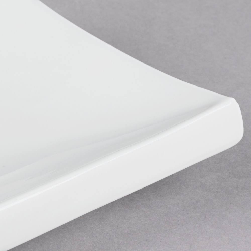 Porcelain Rectangular Thick Platter 11-1/2in. x 5-1/4in. E2465