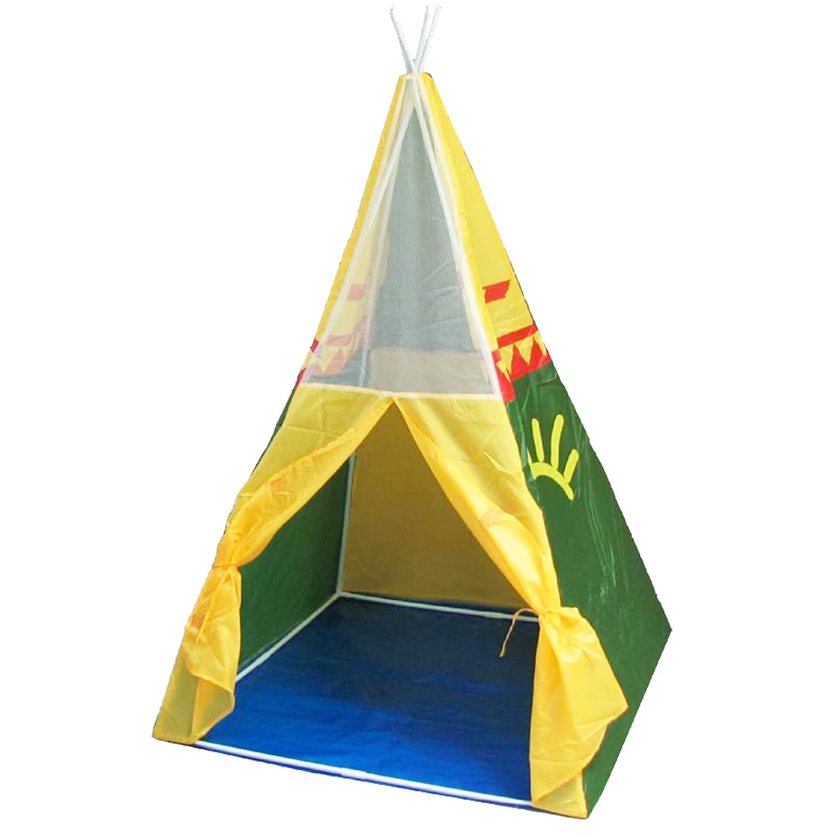Kids Play Hut Teepee Water Resistant Nylon 4.5 Feet Tall D522968