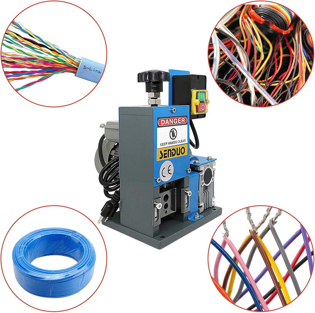 Automatic Electric Wire Stripper Machine 0.06-1inch 180W B12562