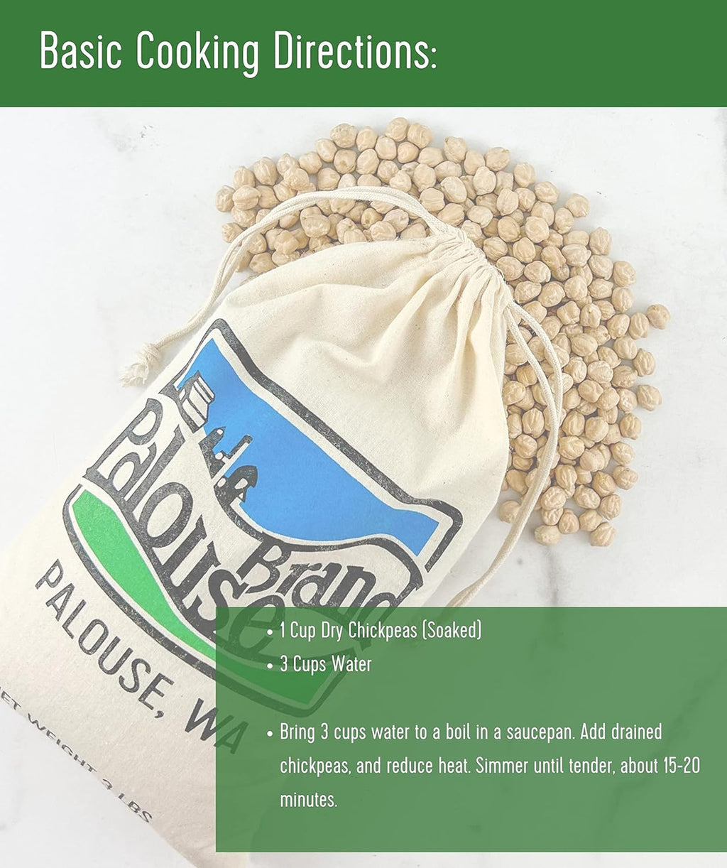 25 lbs Bulk Dried Chickpeas Garbanzo Beans M6124