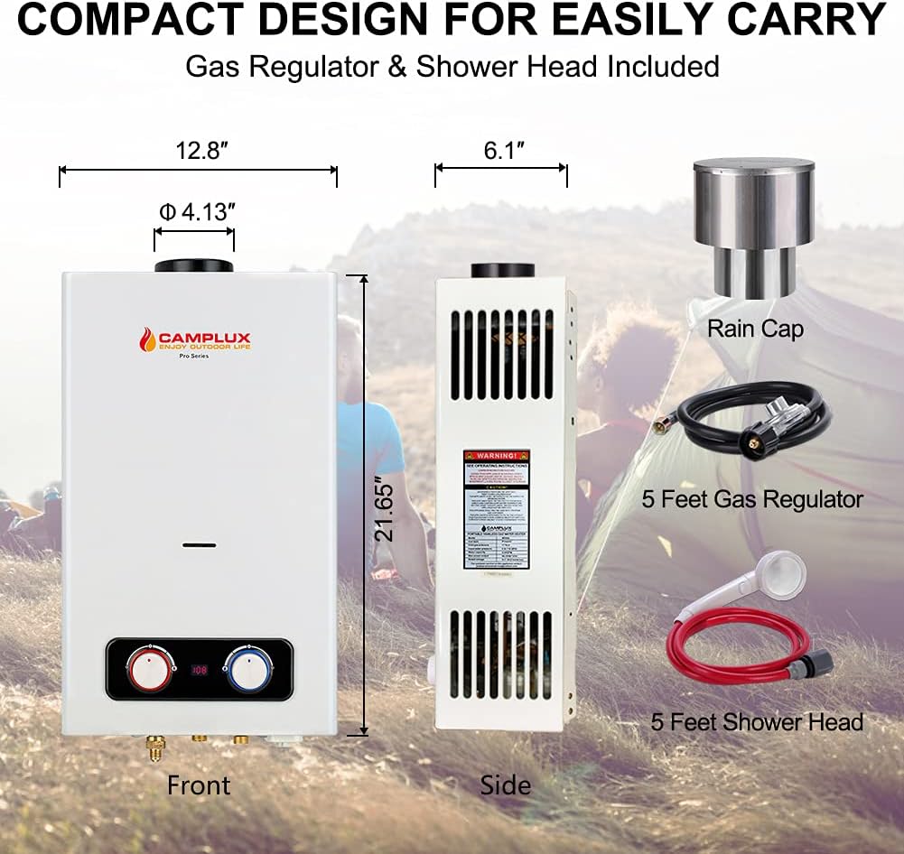 2.64 GPM Outdoor Propane Tankless Water Heater C658640