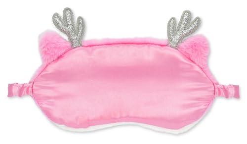 Embroidered Fleece Sleep Mask E2855