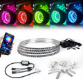 15.5 inch RGB LED Wheel Ring Light Kit 4PCS W39736